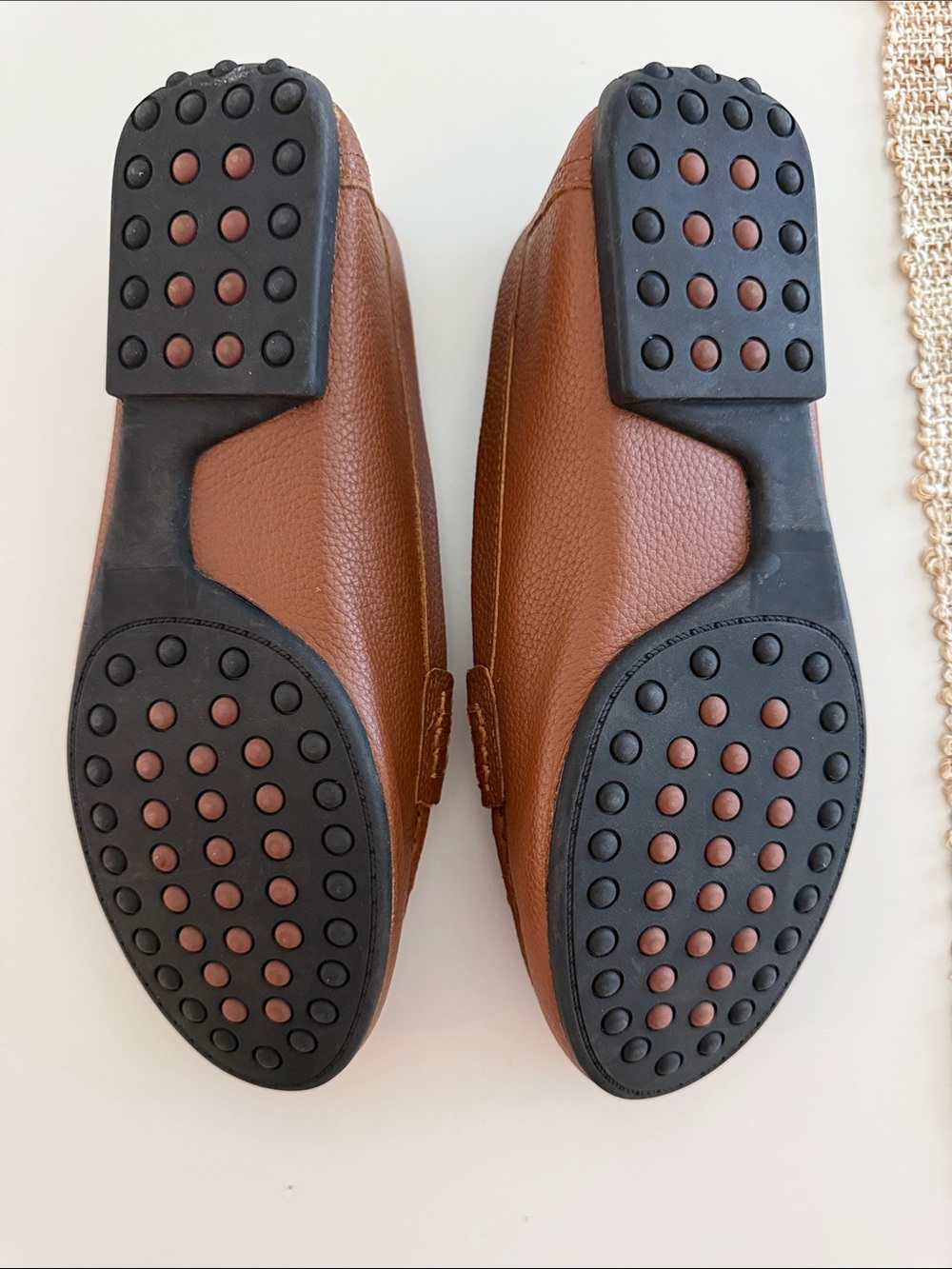 Kelly & Katie Brown Pebbled Leather Loafers with Silver Bit - Picture 2 of 4